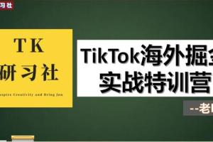 TK研习社：TikTok海外掘金实操特训营