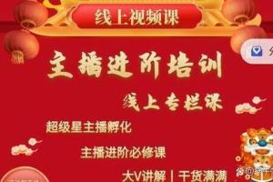 圣淘电商·2022主播进阶线上培训课（原价980元）