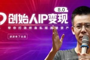 波波来了创始人ip8.0(带课件笔记)