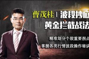 曹茂桂黄金拦截战法波段抄底课程视频（8集）