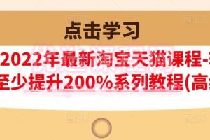 樊剑2022年最新淘宝天猫直通车高转化率课程