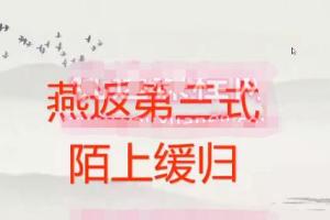 黛玉财经·蟠桃园燕返战法_燕式战法第三式陌上缓归