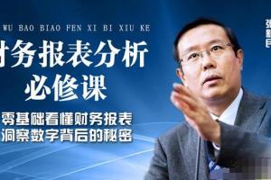 张新民·老板和高管必修财务报表分析课程