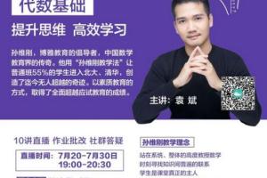 孙维刚初中代数基础辅导第一期视频课程