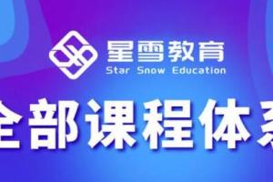 淘宝运营怎么自学？星雪教育淘系高级班，更全的运营提升方案(基础 进阶)