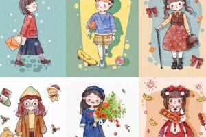 鱼小沫Q版人物ipad插画团练教程2022年1月结课（高清无素材）