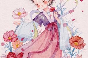 鱼小沫·萌萌古风ipad插画课2022年5月结课(高清带笔刷课件)