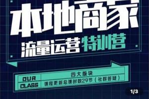罗老师·本地商家流量运营特训营