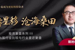 凌鹏·A股行业变迁复盘大师课