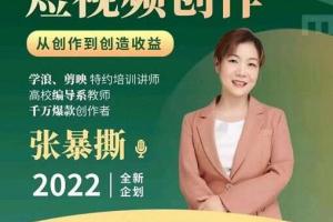 张暴撕视频课程合集：拉片课 宣传片文案课 拍摄者