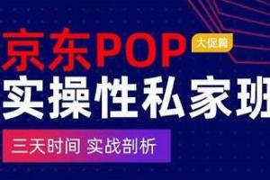 京东POP运营私家班·大促篇：​三天时间，实战剖析（原价4980元）