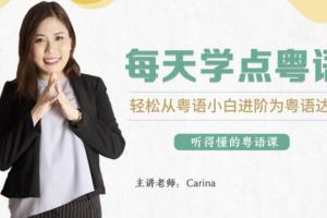 粤语入门速成班mp4课程（百度网盘）