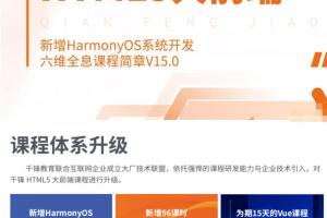 千峰·HTML5大前端2022年9月面授课完结版（百度网盘）