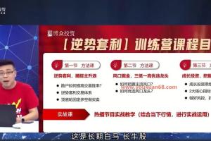 刘冰·逆势套利5天炒股训练营