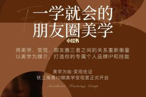 铁三角美学变现营第十期（pdf文档）