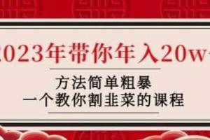 韭菜联盟.简单粗暴的方法，带你你年入20w