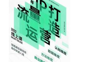 大蓝流量运营&个人ip打造课培训课程（带货 文案 运营 直播 变现）