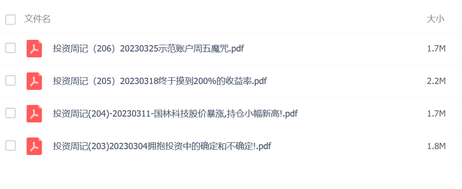 疯狂的里海·A股价值成长投资之路课程目录-4 疯狂的里海·A股价值成长投资之路课程目录-4
