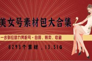 短视频美女号素材包合集，8000多个素材（百度网盘）