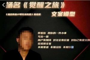 王扬名·《觉醒之旅》视频文案课程（百度网盘）
