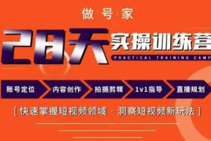 做号家内容创作实操运营课，快速掌握短视频ip起号方法