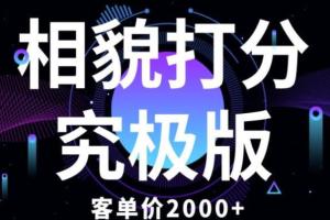 相貌打分究极版项目教程