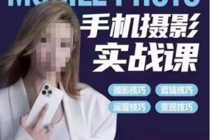 小叶老师手机摄影实战课程（百度网盘）