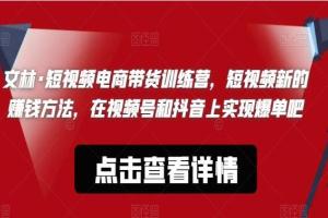 文林·短视频电商带货课程（百度网盘）