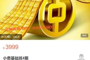 小费缠论基础班第4期23年2月（缠论 波浪 MACD）