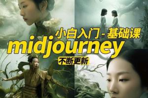 淘不掉学院·midjourney基础课（AI摄影 AI设计 AI绘画 AIGC作图）