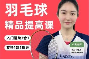 小宋老师·羽毛球3合1精品提高课(百度云)