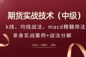顺和博士·期货实战精华技术课（进阶级）