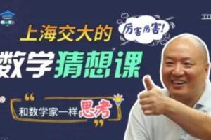 上海交大的数学猜想课（百度网盘）