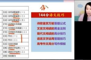 高途谢欣然·2023高三高考语文暑假复读班