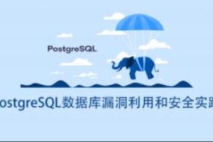 PostgreSQL数据库漏洞利用和安全课程
