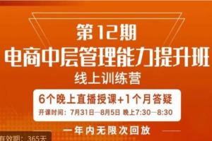 陈少珊·电商中层管理能力提升班