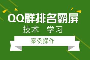 QQ群排名霸屏引流软件和方法_QQ群批量快速上排名课程