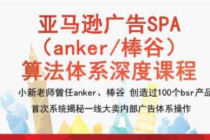亚马逊培训机构有推荐的吗?3小时语全阶亚马逊广告算法体系深度课程