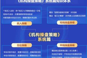 杨凯2021年机构操盘策略提升班视频课程 高清全套更新中