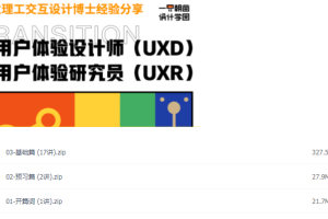 基于人因的用户体验设计课(PDF HTML MP3更新至19)