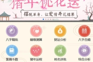 开运网付费商业版源代码_风水起名八字算命易经周易源码程序（带详细配置教程 支付）