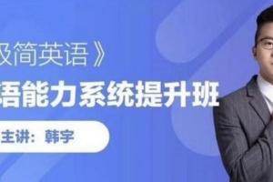 韩宇老师极简英语课程视频大合集（共26GB）