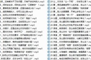 游梓翔亲授谈判技巧和策略MP3音频课