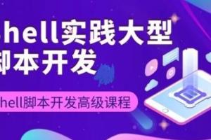 Shell大型脚本开发与三剑客精讲_Shell脚本高级编程开发实战课程