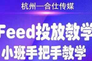 合仕传媒【Feed投放教学】手把手教学