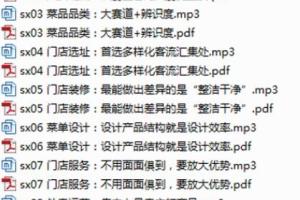 勺子课堂宋宣 ：手把手教你开小型餐厅（mp3音频）