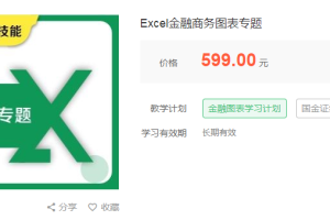 华尔街学堂【Excel金融商务图表】专题课程