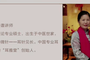 董轩耳穴疗法诊断视频课程