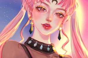 霓虹慕斯ipad头像插画课（已完结画质高清有笔刷）