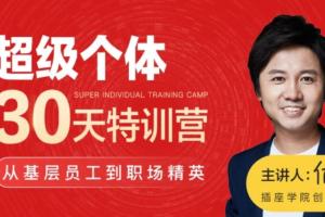 插座学院·何川：L2超级个体30天特训营课程资源